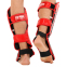 Защита голени и стопы для единоборств FISTRAGE VL-7923 S-XL красный-черный 5