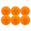 Набір м'ячів настільного тенісу 6 штук DONIC MT-608518 ELITE 1star помаранчевий 1