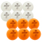 Набор мячей для настольного тенниса 12 штук DONIC MT-618045 JADE разноцветный 6