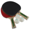 Набір для настільного тенісу 2 ракетки, 3 м'ячі DONIC Fetzner 400 FSC MT-788468 кольори в асортименті 0