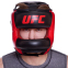 Шлем боксерский с бампером кожаный UFC PRO UHK-75062 S черный 4