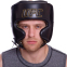 Шлем боксерский в мексиканском стиле кожаный UFC PRO Prem Lace Up UHK-75057 2XL черный 4