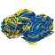 Сітка для Міні-футболу та гандболу SP-Planeta ЄВРО ЭЛИТ 1.1 SO-9558 3x2,04x0,6м 2шт жовтий-синій 0