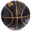 Мяч баскетбольный Composite Leather SPALDING NBA PLATINIUM 74634Z №7 черный-желтый 0