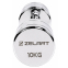 Гантель цельная стальная хромированная Zelart TA-7043-10 1шт 10кг хром 1