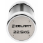 Гантель цільна професійна сталева хромована Zelart TA-7048-22_5 1шт 22,5кг хром 1