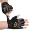Перчатки для фитнеса и тренировок TAPOUT SB168502 M-L черный-желтый 10