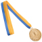 Медаль спортивная с лентой SP-Sport ZING C-4329 золото, серебро, бронза 2