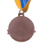 Медаль спортивна зі стрічкою SP-Sport ZIP C-6404 золото, срібло, бронза 6