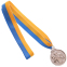 Медаль спортивна зі стрічкою SP-Sport Бокс C-4337 золото, срібло, бронза 4