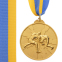 Медаль спортивна зі стрічкою двокольорова SP-Sport Боротьба C-4852 золото, срібло, бронза 0