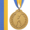 Медаль спортивна зі стрічкою двокольорова SP-Sport Гімнастика C-4851 золото, срібло, бронза 0