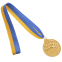 Медаль спортивная с лентой двухцветная SP-Sport Плавание C-4848 золото, серебро, бронза 2