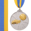 Медаль спортивная с лентой двухцветная SP-Sport Футбол C-4847 золото, серебро, бронза 3