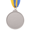 Медаль спортивна зі стрічкою двокольорова SP-Sport Футбол C-4847 золото, срібло, бронза 4