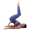 Колесо для йоги масажне Wheel Yoga SP-Sport FI-6205 кольори в асортименті 20