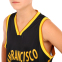 Форма баскетбольная детская NBA клуб San Francisco 30 BA-6595 S-2XL черный-желтый 9