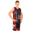 Форма баскетбольна дитяча NBA клуб Chicago Bulls 23 BA-6608 S-2XL чорний-червоний 5