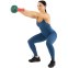 Гиря мягкая BLOOM SOFT KETTLEBELL LB7012-2 вес 2кг цвета в ассортименте 17