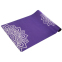 Коврик для йоги Замшевый Record FI-5662-10 размер 183x61x0,3см с Цветочным принтом фиолетовый 0