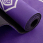 Коврик для йоги Замшевый Record FI-5662-10 размер 183x61x0,3см с Цветочным принтом фиолетовый 1