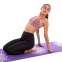 Коврик для йоги Замшевый Record FI-5662-10 размер 183x61x0,3см с Цветочным принтом фиолетовый 6