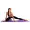 Коврик для йоги Замшевый Record FI-5662-10 размер 183x61x0,3см с Цветочным принтом фиолетовый 7