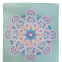 Коврик для йоги Замшевый Record FI-5662-11 размер 183x61x0,3см с Цветочным принтом мятный 3