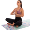 Коврик для йоги Замшевый Record FI-5662-11 размер 183x61x0,3см с Цветочным принтом мятный 8