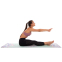 Коврик для йоги Замшевый Record FI-5662-11 размер 183x61x0,3см с Цветочным принтом мятный 10