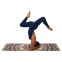 Коврик для йоги Замшевый Record FI-5662-14 размер 183x61x0,3см с Цветочным принтом бежевый 9