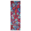 Коврик для йоги Замшевый Record FI-5662-16 размер 183x61x0,3см с Цветочным принтом малиновый-голубой 6