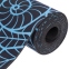 Килимок для йоги Замшевий Record FI-5662-17 розмір 183x61x0,3см синій-чорний 0