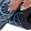 Килимок для йоги Замшевий Record FI-5662-17 розмір 183x61x0,3см синій-чорний 1
