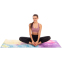 Коврик для йоги Замшевый Record FI-5662-19 размер 183x61x0,3см с принтом Акварель разноцветный 8