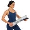 Коврик для йоги Замшевый Record FI-5662-20 размер 183x61x0,3см серый-салатовый с принтом Перо Павлина серый-салатовый 10