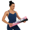 Килимок для йоги Замшевий Record FI-5662-6 розмір 183x61x0,3см з принтом Потрійний Оберіг рожевий 10