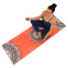Коврик для йоги Замшевый Record FI-5662-9 размер 183x61x0,3см с принтом Мандала коралловый 7