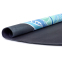 Коврик для йоги круглый замшевый каучуковый с принтом Record FI-6218-5 диаметр-150см 3мм черный-голубой 2