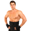 Пояс атлетичний текстильний ZELART SB-165406 спинка-19см розмір-XS-XXL чорний 16