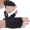 Перчатки для фитнеса и тяжелой атлетики Zelart SB-161577 S-XXL черный 1