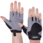 Перчатки для фитнеса и тренировок и тренировок Zelart SB-161578 S-XL черный-серый 0