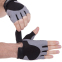 Перчатки для фитнеса и тренировок и тренировок Zelart SB-161578 S-XL черный-серый 1