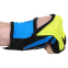Перчатки для фитнеса и тренировок TAPOUT SB168515 XS-M черный-синий-желтый 7