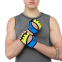 Перчатки для фитнеса и тренировок TAPOUT SB168515 XS-M черный-синий-желтый 9
