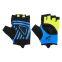 Перчатки для фитнеса и тренировок TAPOUT SB168515 XS-M черный-синий-желтый 10