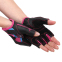 Перчатки для фитнеса и тренировок TAPOUT SB168512 XS-M черный-розовый 2