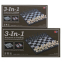 Набор настольных игр 3 в 1 дорожные на магнитах SP-Sport IG-38810 шахматы, шашки, нарды 12