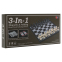 Набор настольных игр 3 в 1 дорожные на магнитах SP-Sport IG-48812 шахматы, шашки, нарды 9