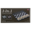 Набір настільних ігор 3 в 1 дорожні на магнітах SP-Sport IG-48812 шахи, шашки, нарди 10